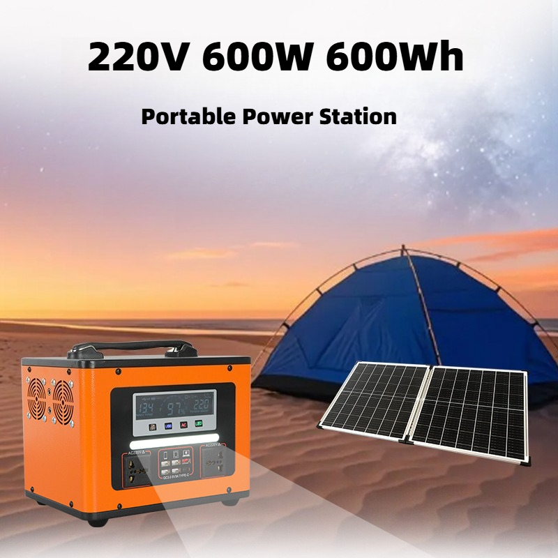 Ac Outdoor Power - 220V 600W 휴대용 파워스테이션 야외 캠핑