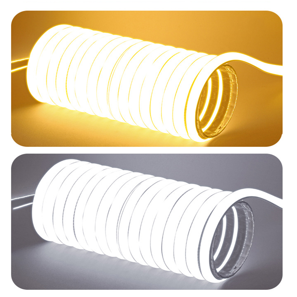 COB Led 스트립 EU 전원 220V LED 스트립 - Outdoor Power Strip Weatherproof 리뷰 및 가격