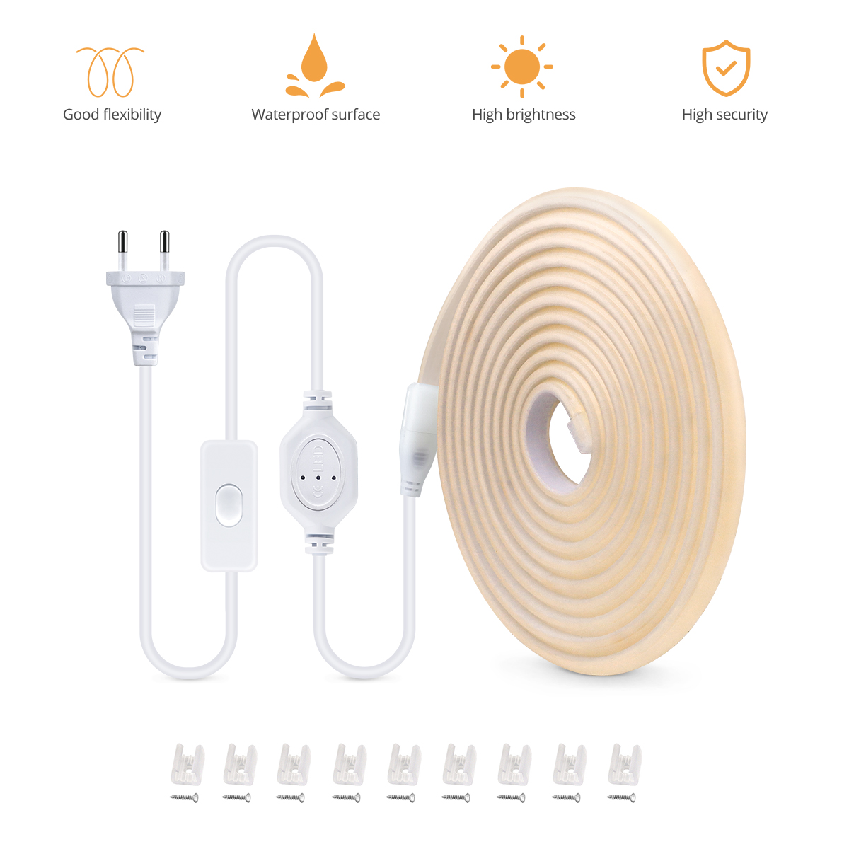 110V 220V COB LED 스트립 야외 조명 문자 - Outdoor Power Strip Weatherproof 리뷰 및 가격